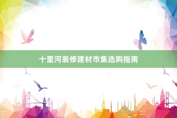 十里河装修建材市集选购指南